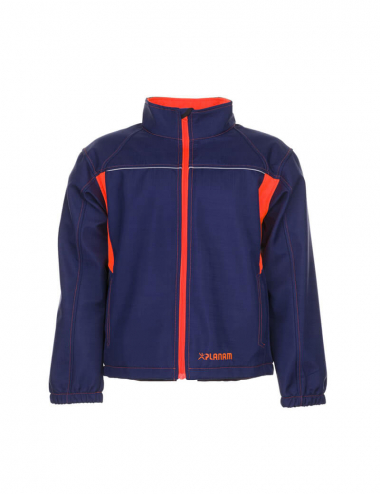 Planam Softshell-Arbeitsjacke Basalt Neon