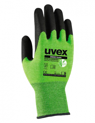 Uvex D500 foam Schnittschutz-Handschuhe