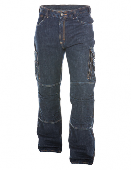 Dassy, Knoxville, arbeitshose, arbeitsjeans, jeans, hose, arbeit, workwear, 200691, blau, 0261, kniepolster, jeanshose, friedewald, arbeitsklamotte, arbeitskleidung, berufskleidung-Dassy Knoxville Arbeitsjeans mit Kniepolstertaschen Herren - 390 g/m²-DA-200691