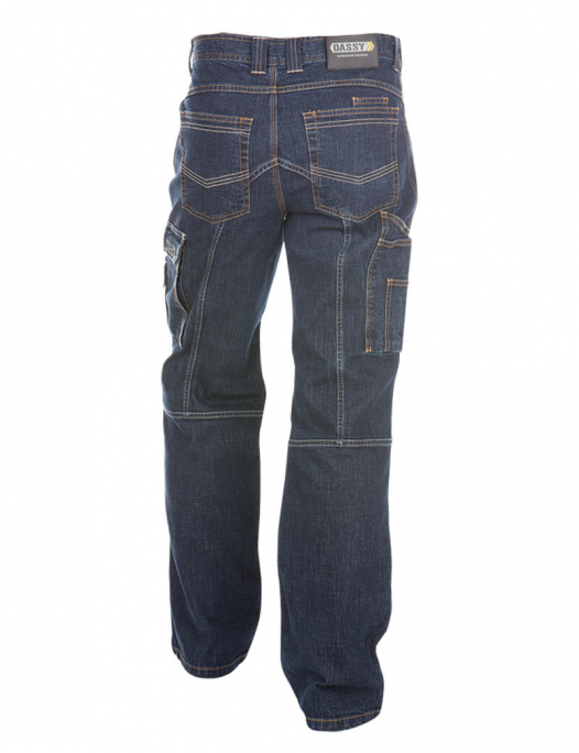 Dassy, Knoxville, arbeitshose, arbeitsjeans, jeans, hose, arbeit, workwear, 2006 - Dassy-Dassy Knoxville Arbeitsjeans mit Kniepolstertaschen Herren - 390 g/m²-DA-200691