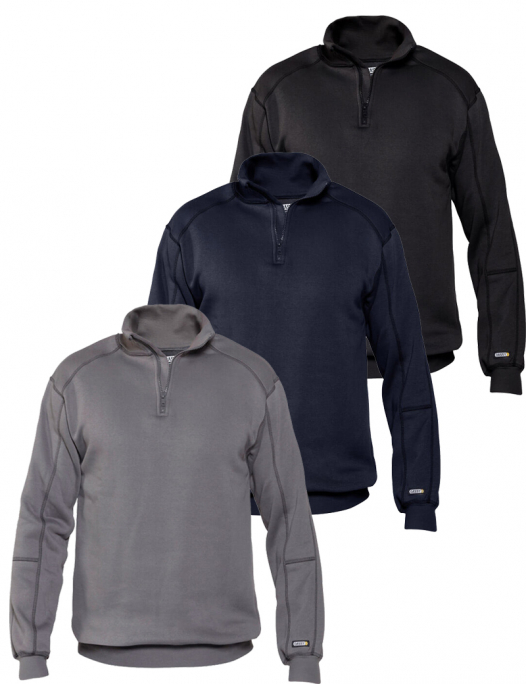 Dassy, Felix, sweater, sweatshirt, longlseeve, langarm, arbeit, work, verstärkt, veredelung, dassy, baumwolle, kfz, mechaniker, bau, metall, zweirad, werkstatt, berufskleidung, online-Dassy Felix Sweatshirt Herren - 290 g/m²-DA-300270