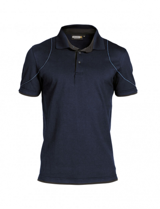 dassy, poloshirt, shirt, orbital, zweifarbig, schreiner, tischler, holzverarbeit - Dassy-Dassy Orbital Poloshirt Herren - 220 g/m²-DA-710011