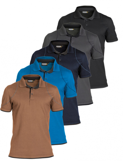 dassy orbital schwarz anthrazitgrau DA-710011-6744-Dassy Orbital Poloshirt Herren - 220 g/m²-DA-710011