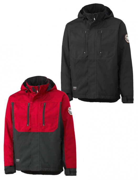 Helly Hansen Workwear Funktionsjacke Winterjacke Berg Jacket rot/schwarz Jacke 