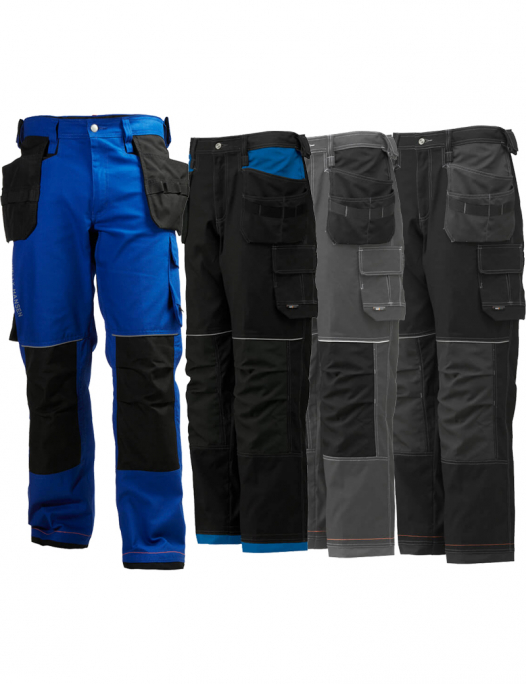 Helly Hansen, Chelsea, construction, hose, pant, lang, arbeit, work, werkzeug, taschen, herren, männer, helly, hansen, funktion, schwarz, black, blau, cobald, grau, 76441, 559, 802, 979, 999, kfz, mechaniker, bau, metall, zweirad, werkstatt, cargohose-Helly Hansen Chelsea Construction Arbeitshose Herren *ABVERKAUF*-HE-76441