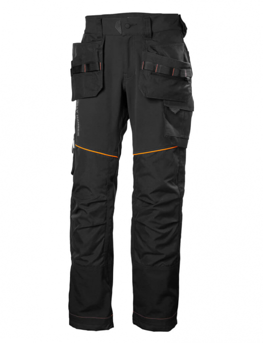 Helly Hansen, hhworkwear, arbeitshose herren, arbeitshose mit werkzeugtaschen, 77441, schwarz, black, arbeitshoserkzeug, taschen, herren, männer, helly, hansen, schwarz, black, 77441, 992-Helly Hansen Chelsea Evolution Construction Hose Herren *ABVERKAUF*-HE-77441