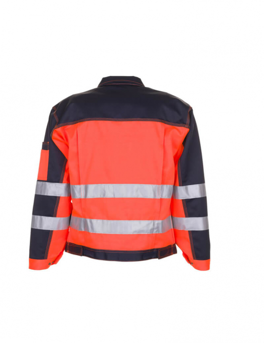 planam, warnschutz, schutzbekleidung, arbeit, work, reflektion, gelb, orange, warn, bundjacke, jacke, 200, 2006, müllmann, müll, deponie, straßenbau, strassenbau, feuerwehr, bau - Planam-Planam Bundjacke Warnschutz-PL-200