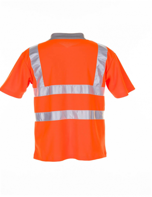 planam, warnschutz, schutzbekleidung, arbeit, work, reflektion, gelb, orange, wa - Planam-Planam Poloshirt Warnschutz-PL-209