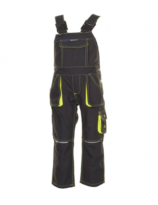 planam, basalt, neon, junior, work, latzhose, hose, kinder, kids, jungs, mädchen - Planam-Planam Latzhose Junior-PL-612