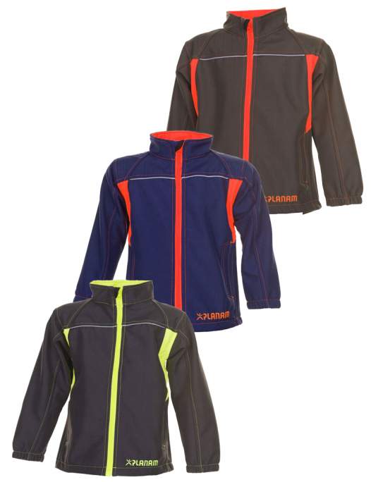 planam, basalt, arbeit, work, softshell, fleece, weich, warm, jacke, jacket, kinder, kids, mädchen, jungen, jungs,6130 ,613, 6131, 6132, kinderjacke, kindergarten-Planam Softshelljacke Junior-PL-613