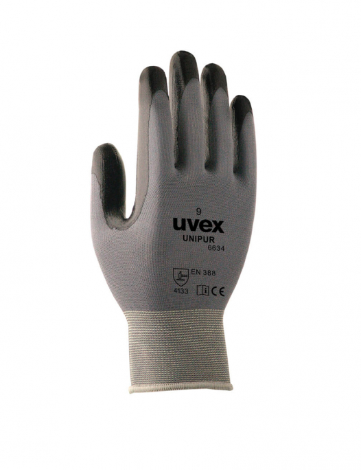 uvex, schutz, handschuhe, unipur, 6634, 60321, leicht, atmungsaktiv, montage, pr - Uvex-Uvex Unipur 6634 Handschuhe-UV-60321